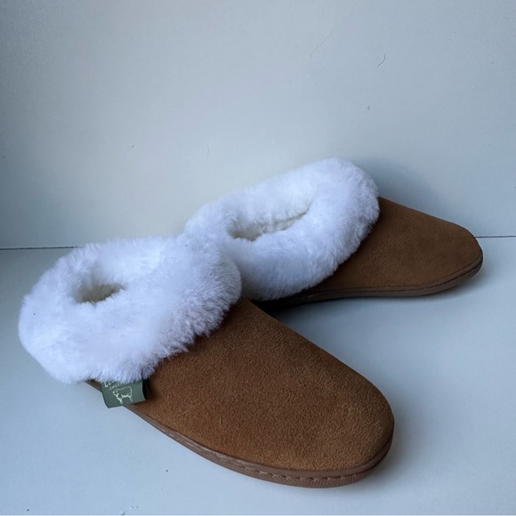 Cloud Nine Women's Sunrise Clog Slippers Brown White Sheepskin Slippers Size:5 - Picture 16 of 16
